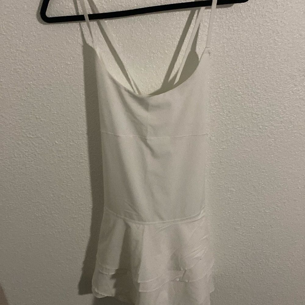 NWOT- Aerie- Offline -Real Me Ruffle Dress- White- Size Medium